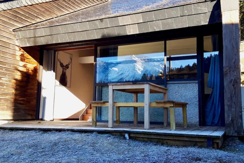 La Cabane Du Cerf A Payolle كامبان المظهر الخارجي الصورة