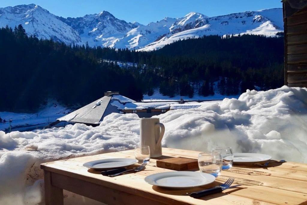La Cabane Du Cerf A Payolle كامبان المظهر الخارجي الصورة